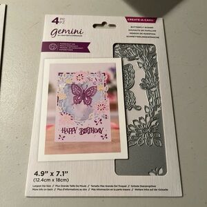 Gemini Butterfly Wishes Create-A-Card Set